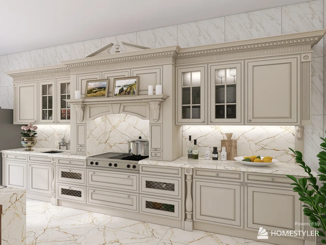 Kitchen 3d design renderings