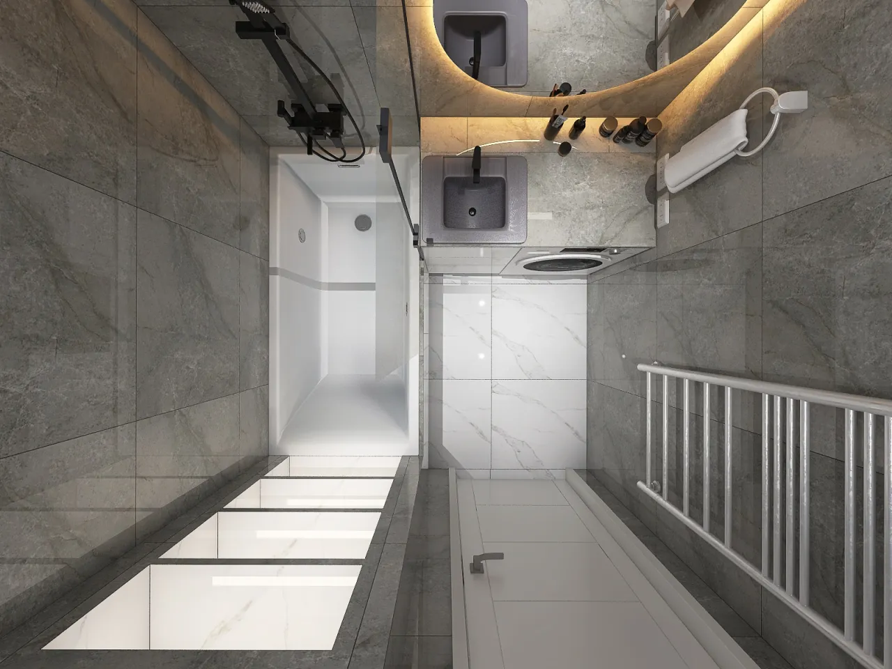 Bathroom 3d design renderings