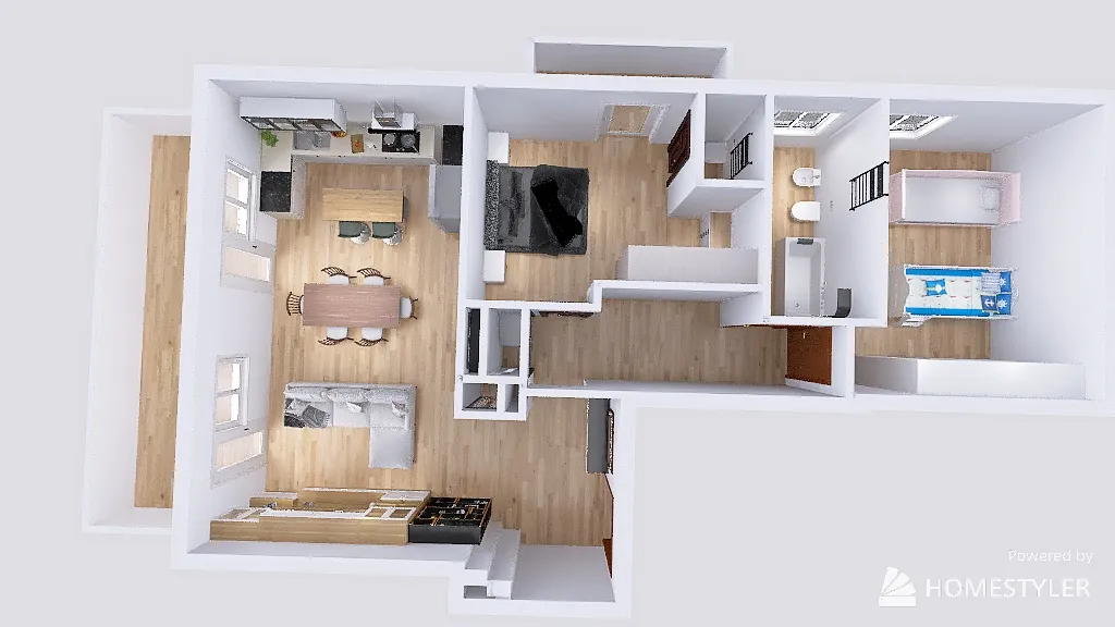 Casa per Dario con modifiche 3d design renderings