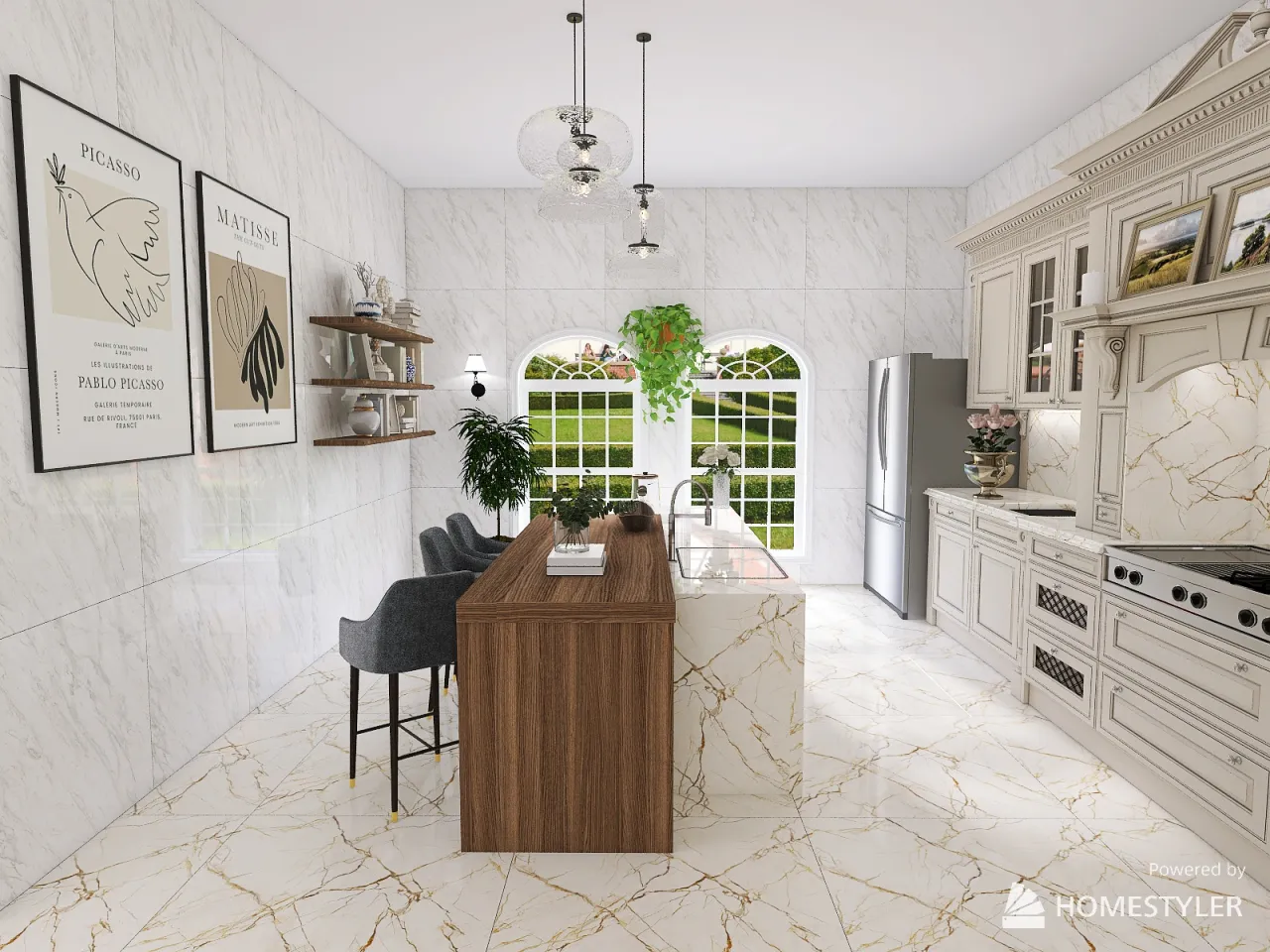 Kitchen 3d design renderings