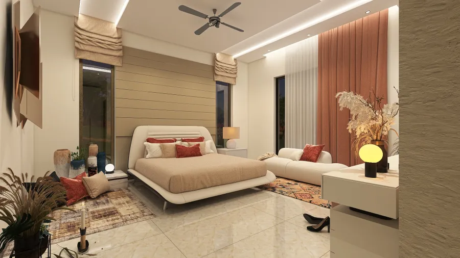 Bedroom 3 FF 3d design renderings