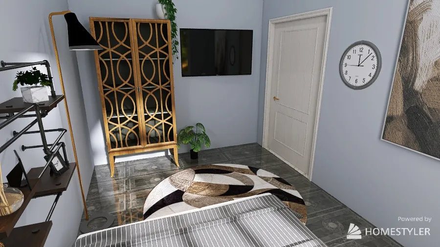 Guest Room 3 3d design renderings