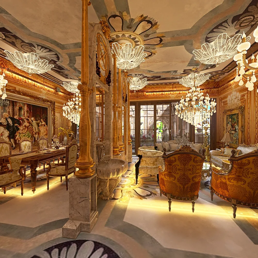 Baroque Splendor 3d design renderings