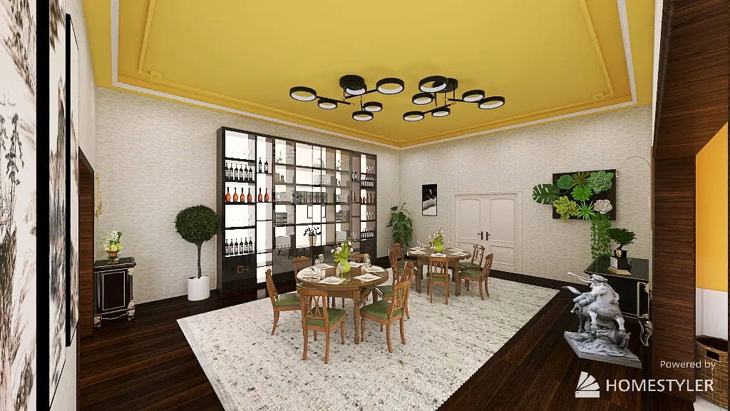 Yellow Rose Manor 3d design renderings