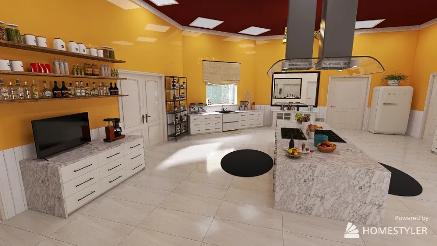 Main Kitchen 3d design renderings