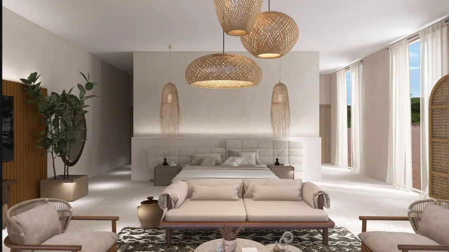 Reuel Ochi Villa Bali 3d design renderings