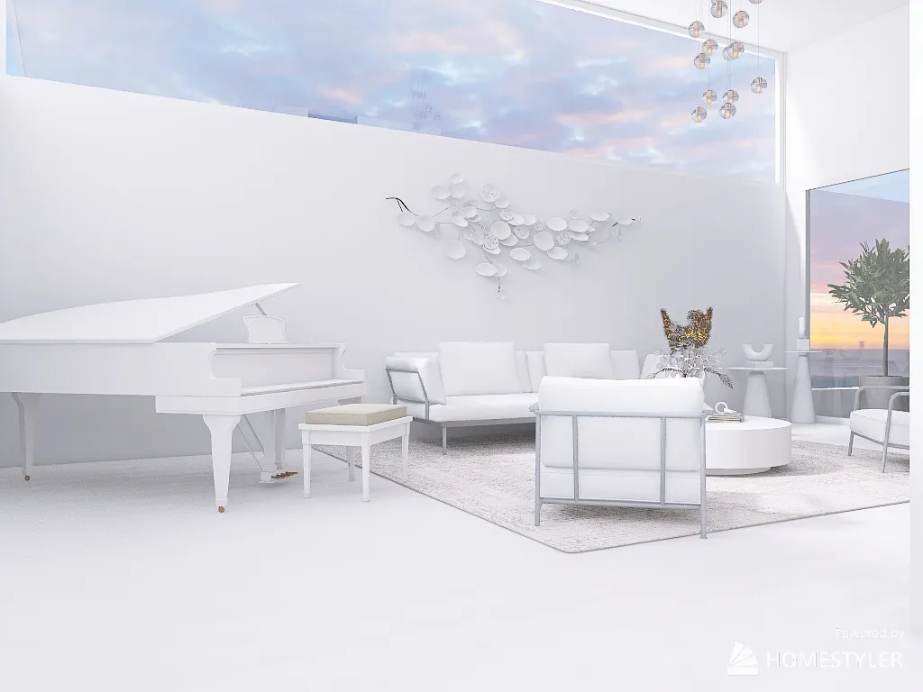 LivingDiningRoom 3d design renderings