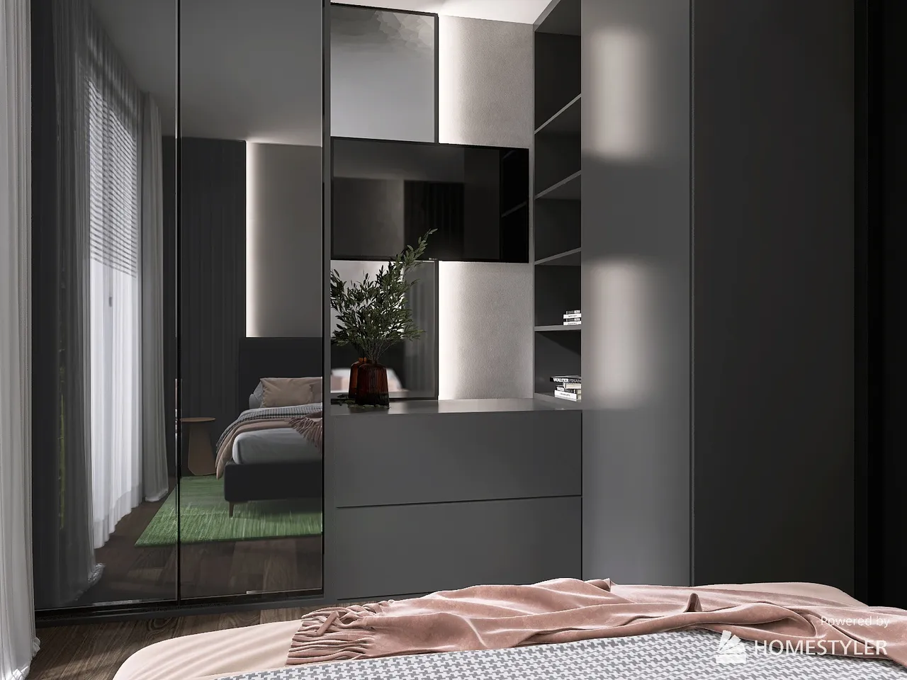 Bedroom 3d design renderings