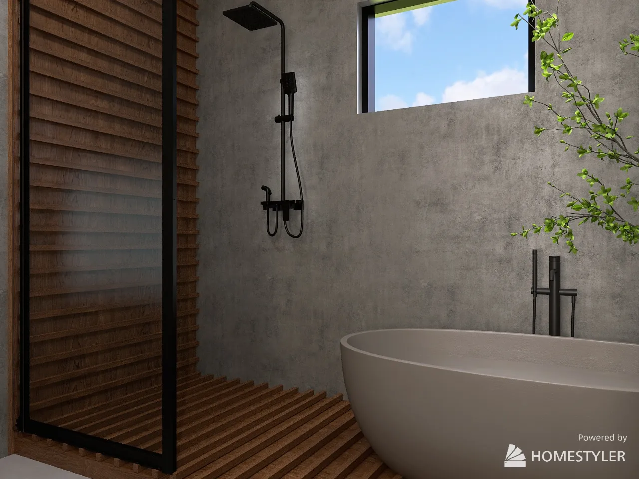 Bathroom 3d design renderings