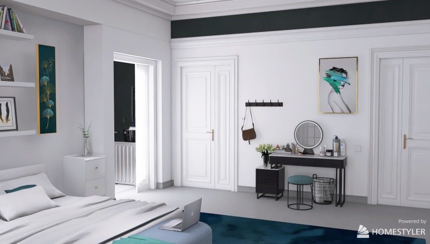 Room 1- Classic Black and White 3d design picture 67.29