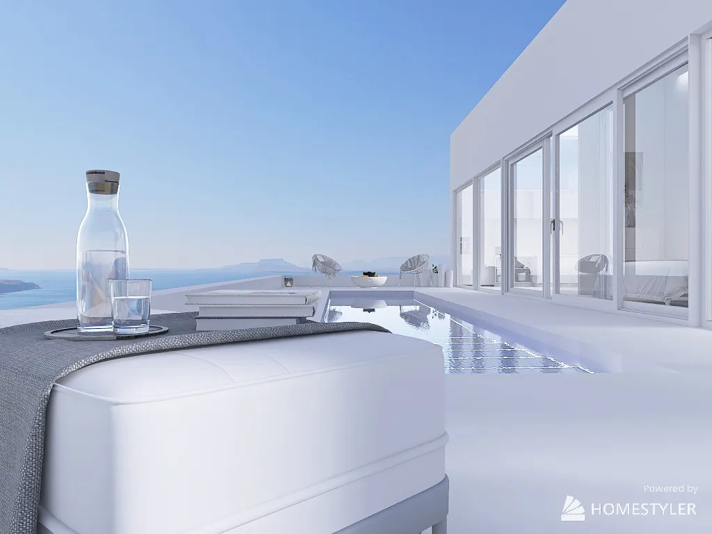 Terrace 3d design renderings