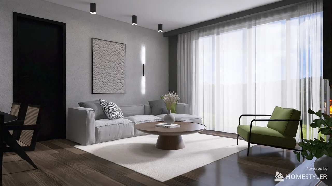 LivingDiningRoom 3d design renderings