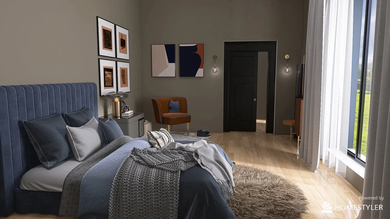 MasterBedroom 3d design renderings