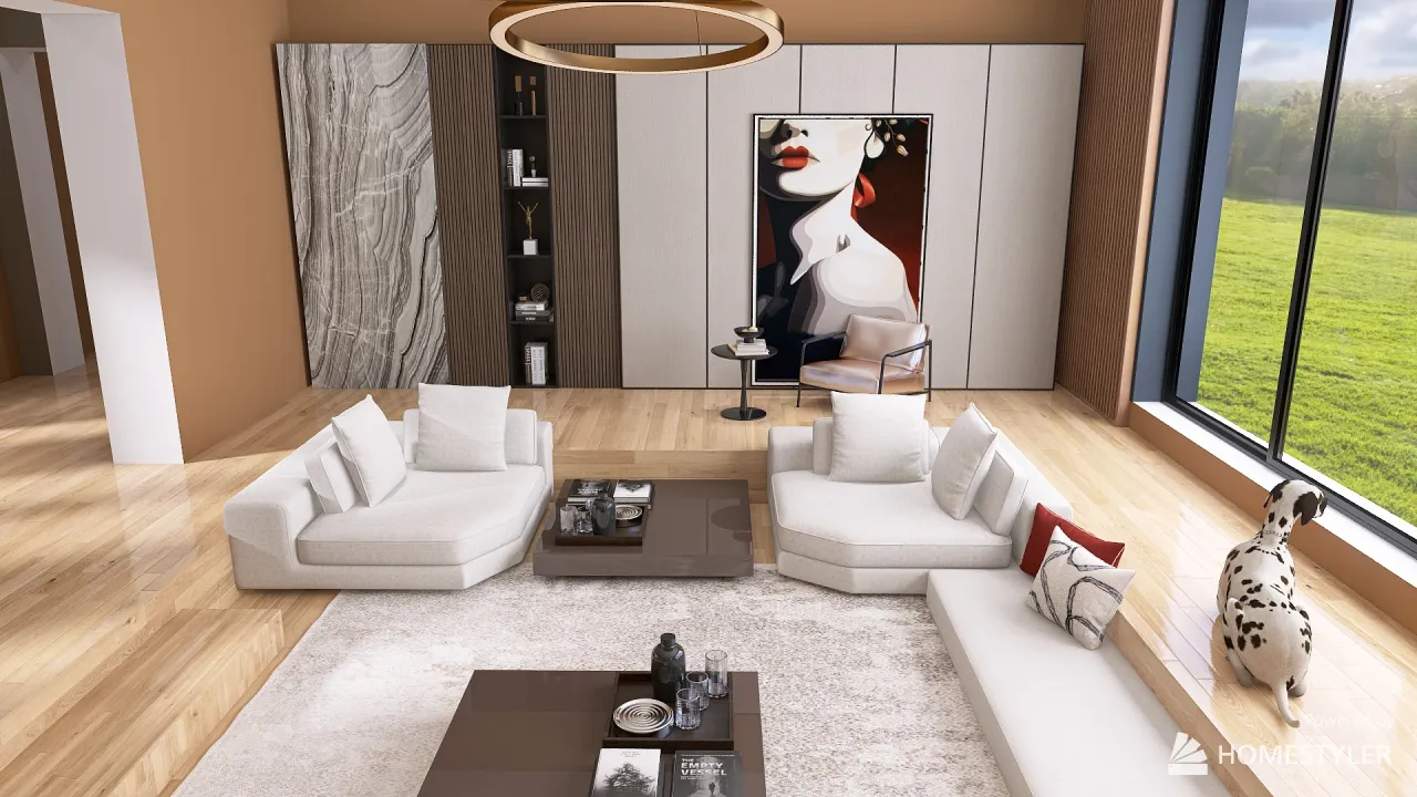 LivingRoom 3d design renderings