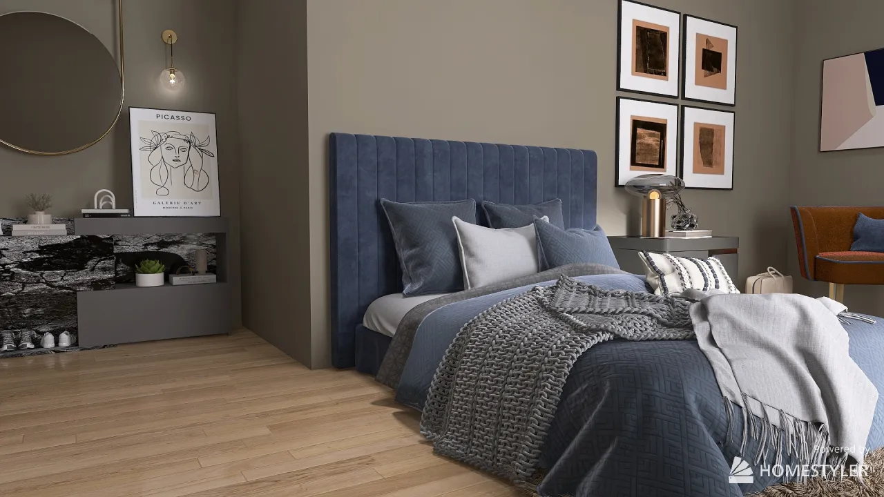 MasterBedroom 3d design renderings