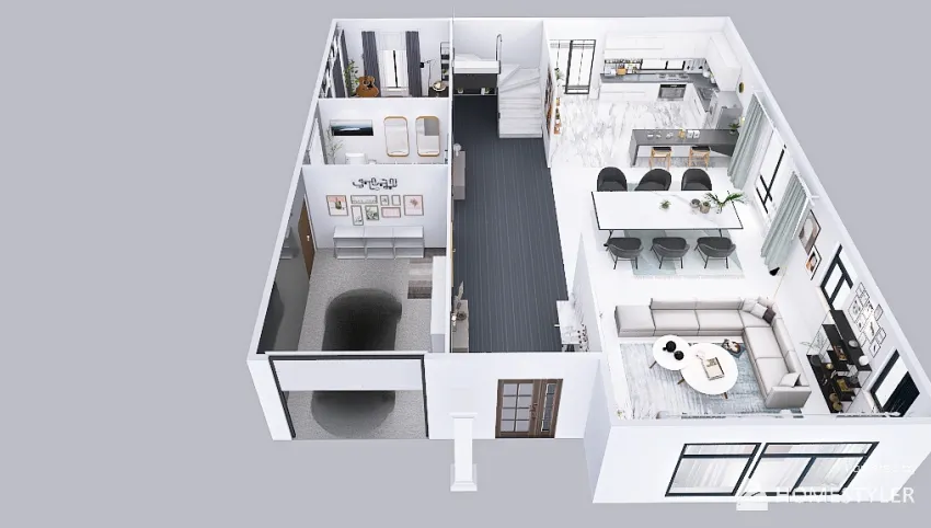 Culminating Floor Plan & Renders 3d design picture 346.88