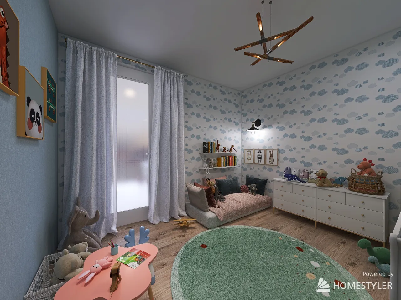 SecondBedroom 3d design renderings