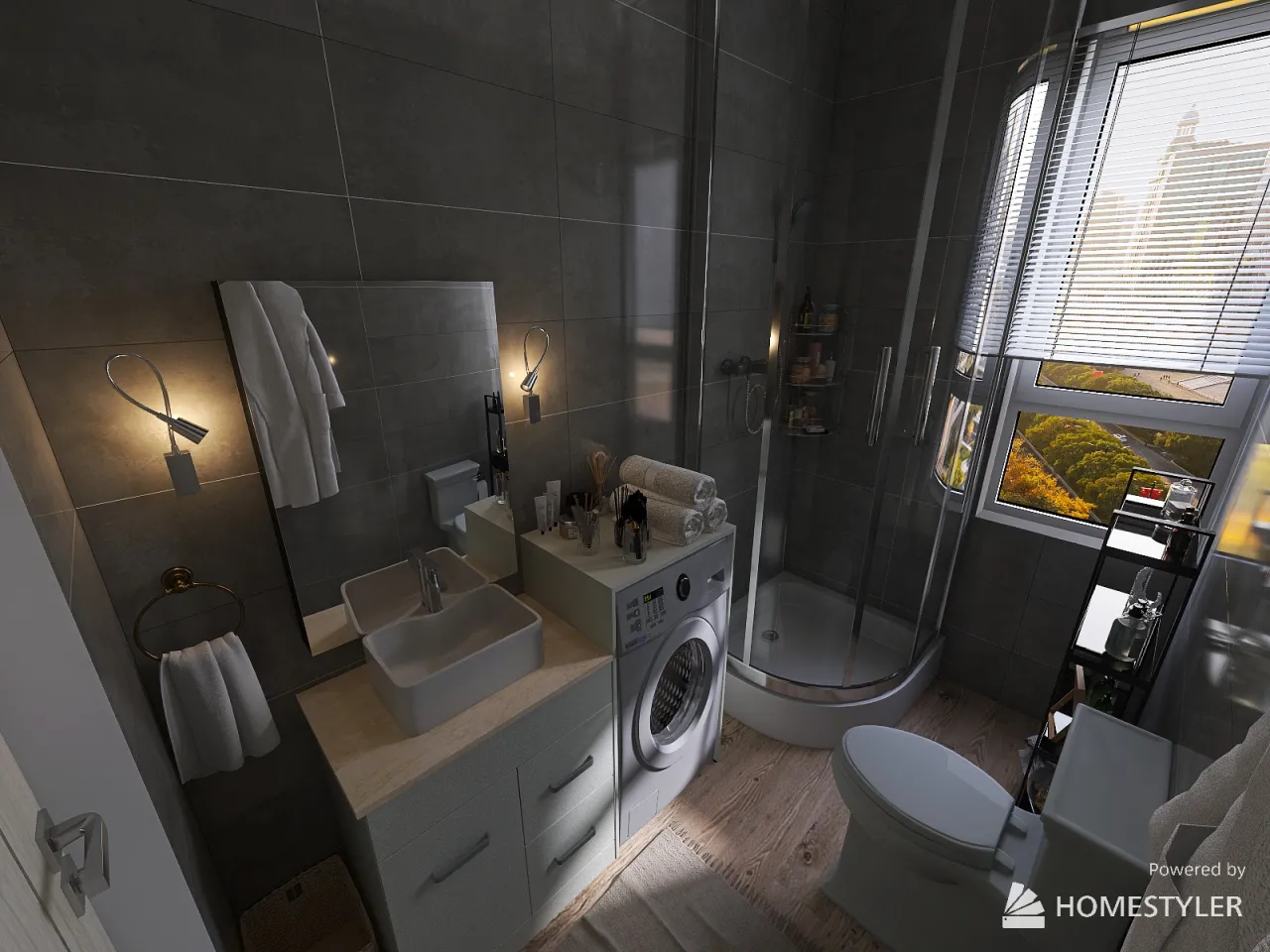 Bathroom 3d design renderings