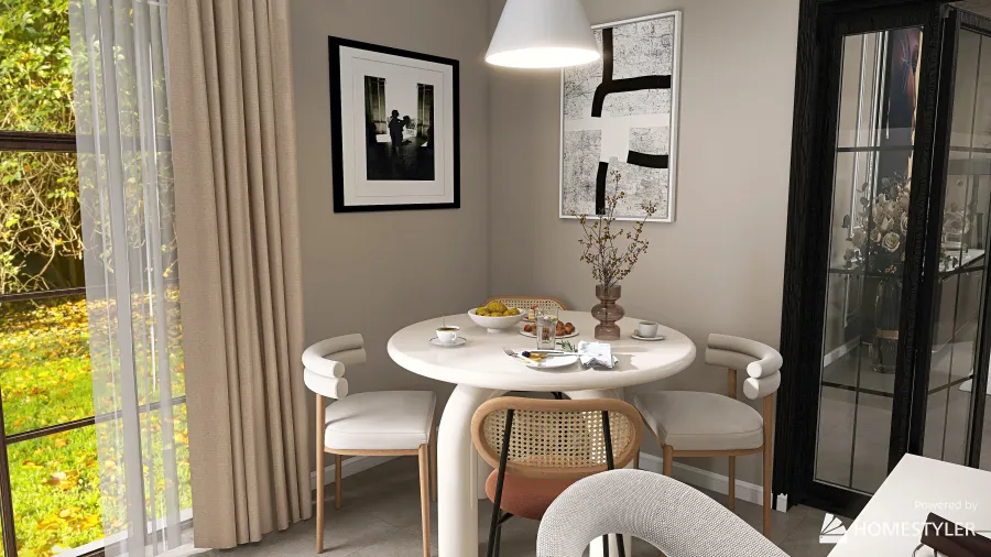 Appartamento moderno ed elegante 3d design renderings