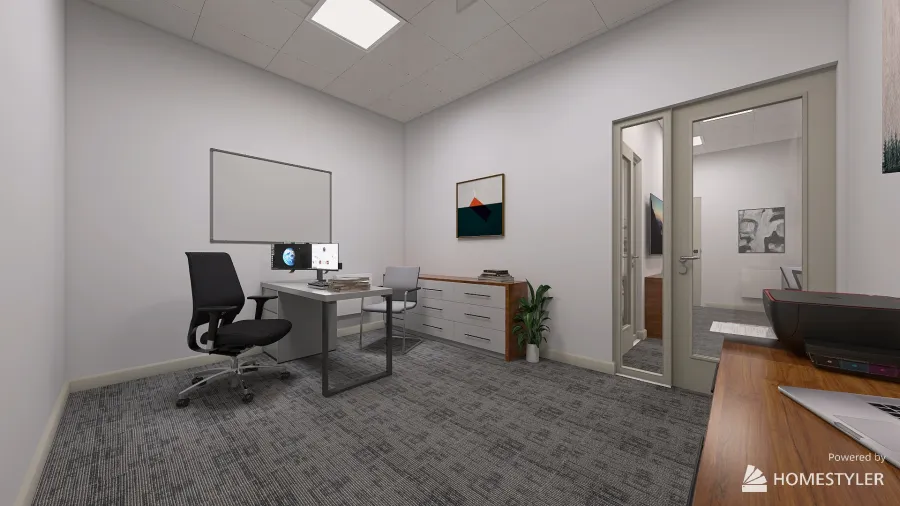 Office 4 3d design renderings