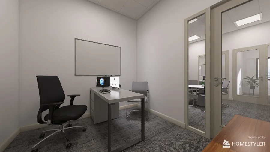 Office 5 3d design renderings