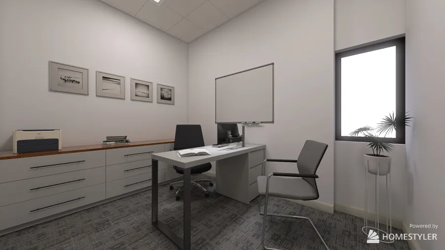 Office 1 3d design renderings