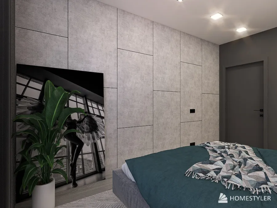 Kuzmich's apartment 2 3d design renderings