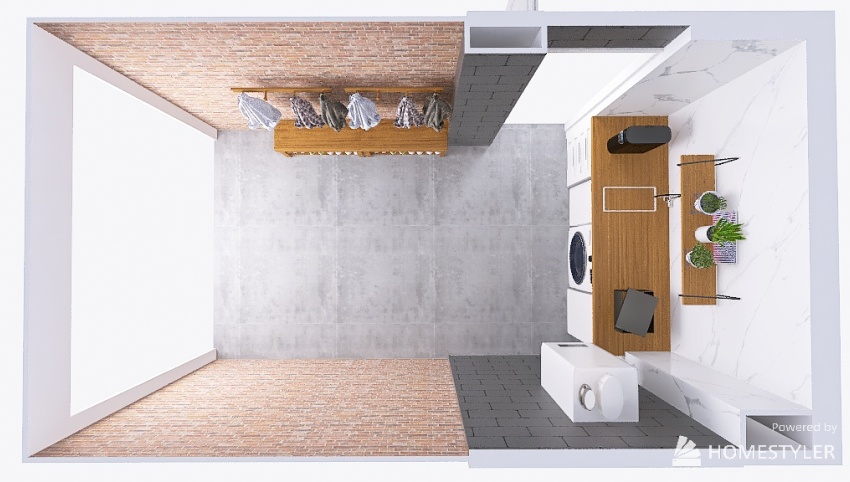 Utility room in garage 3d design picture 10.32