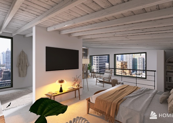 2-floor apartment Design Rendering