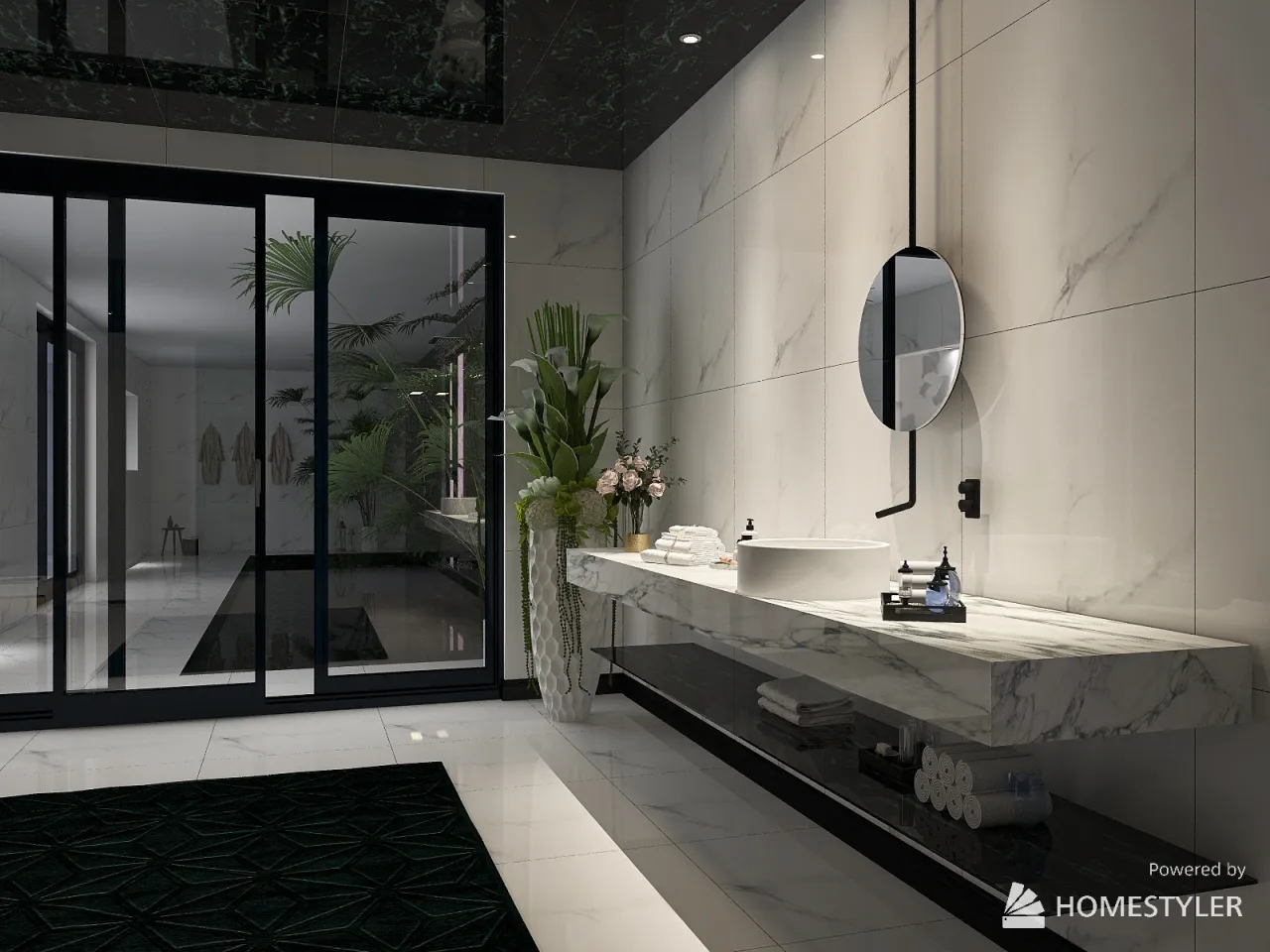 Bathroom 3d design renderings