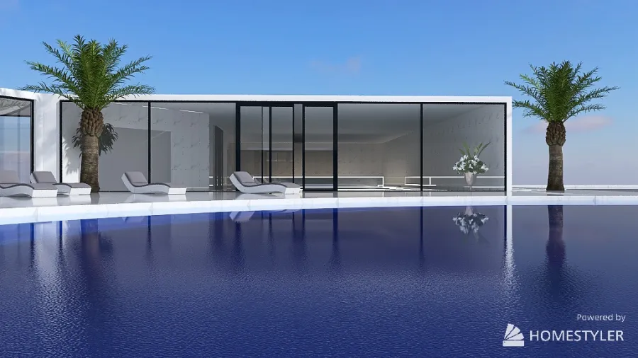 Luxurious Spa Reatreat, Sunken Space Challenge 3d design renderings