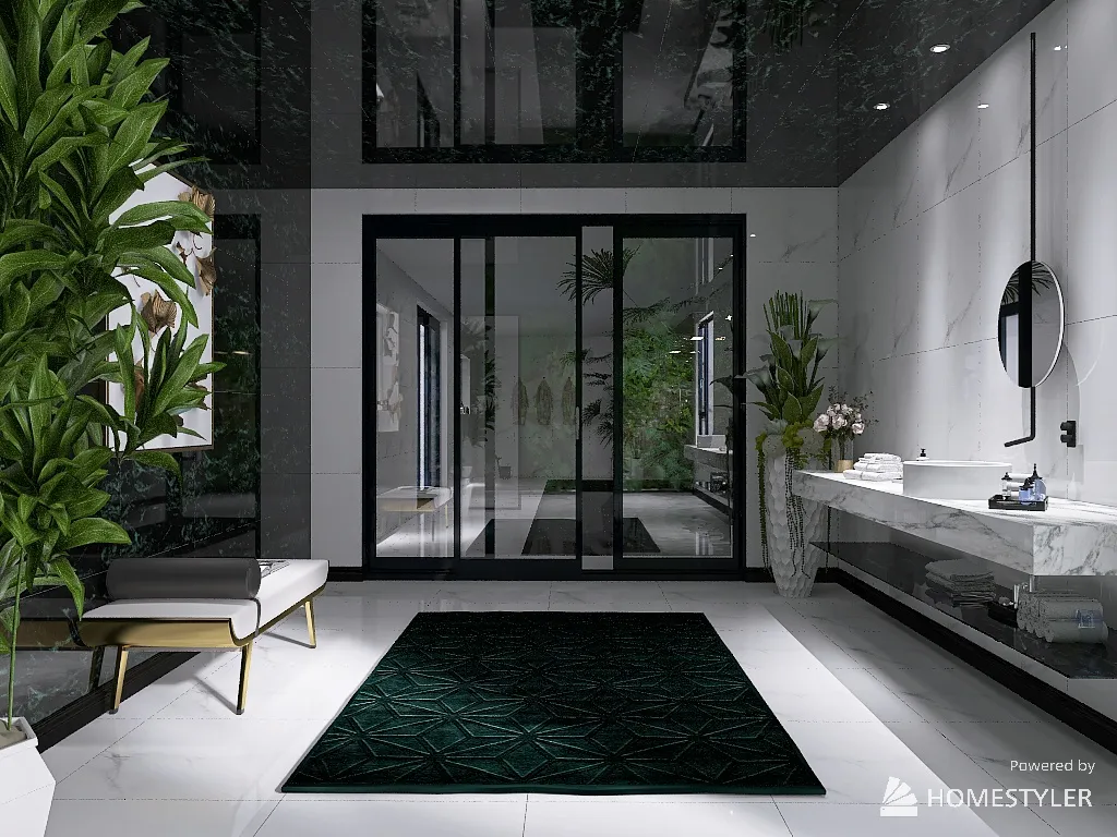 Bathroom 3d design renderings