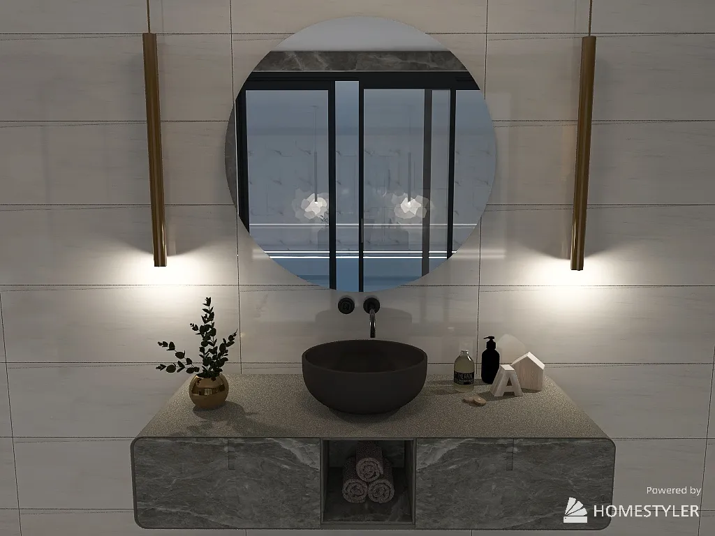 Bathroom 3d design renderings