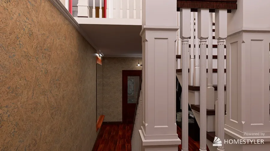 Casa humilde 3d design renderings