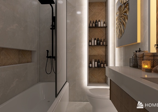 Bankya Bathroom 1 Design Rendering