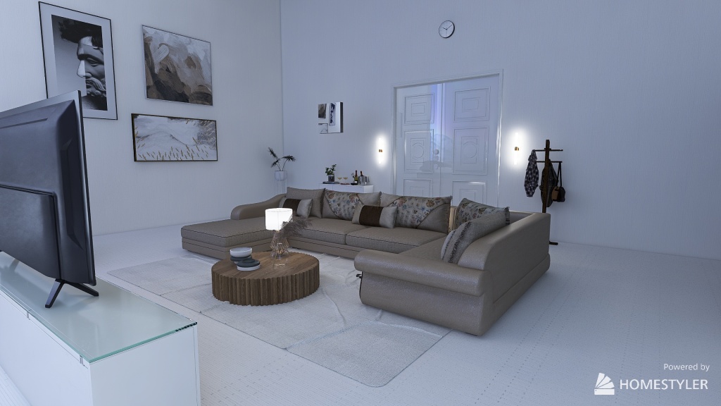 House In The Snow 3d design renderings