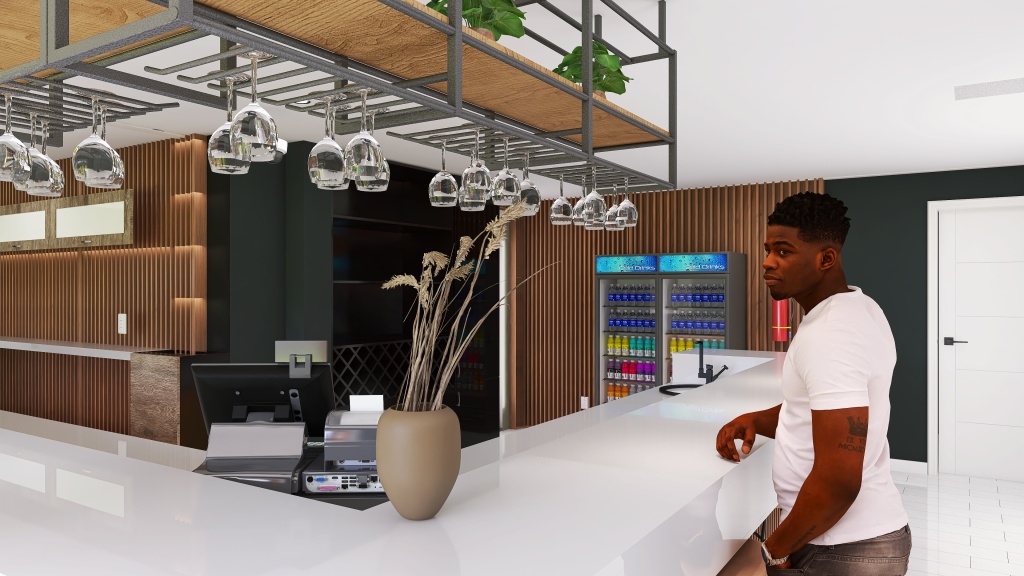 Bar Cabinet Area 1 3d design renderings