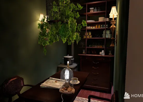 The Lost Apothecary Room Design Design Rendering