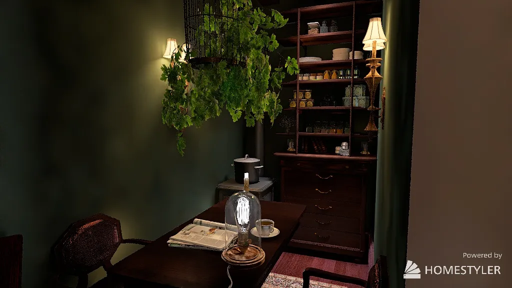 The Lost Apothecary Room Design 3d design renderings