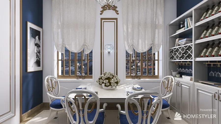 Dining room 3d design renderings