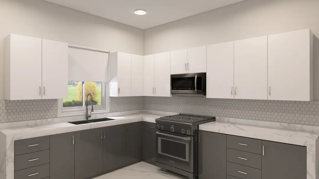 Reuel Kitchen Project 3d design renderings
