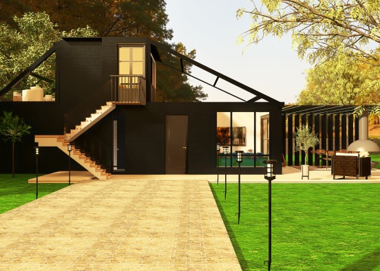 MODERN TINY HOME Design Rendering