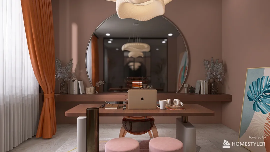 Peach Fuzz Style 3d design renderings