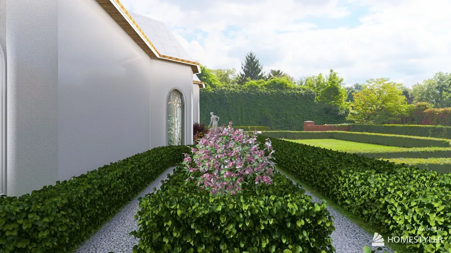 Garden 3d design renderings