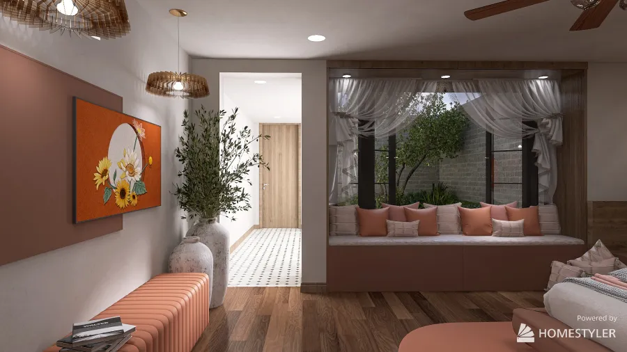 Sweet Peach 3d design renderings