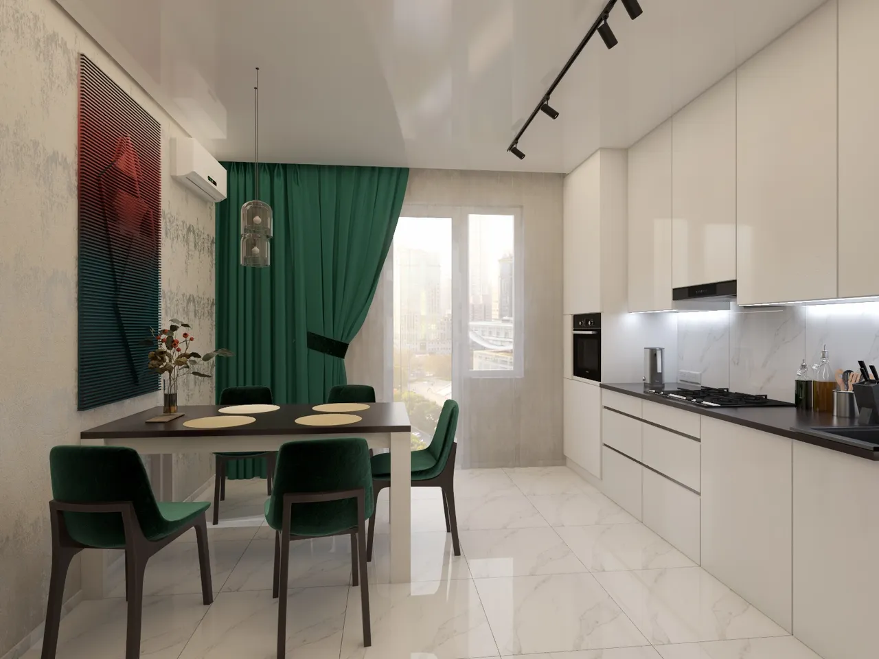 Kitchen 3d design renderings