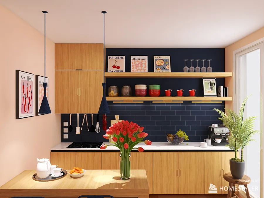 Cozy Pinterest apartment design 3d design renderings