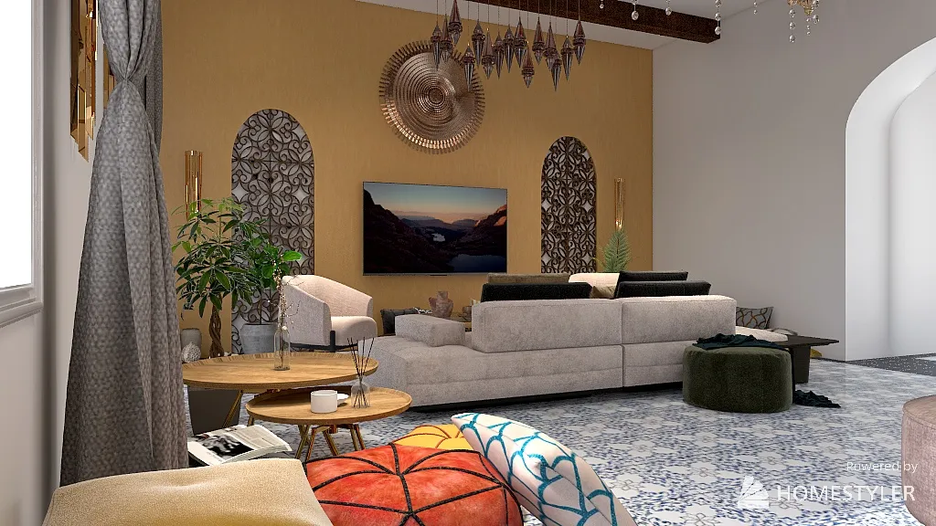 LivingRoom 3d design renderings