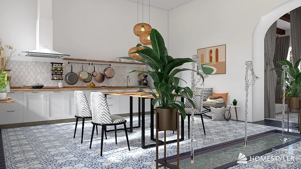 DiningRoom 3d design renderings