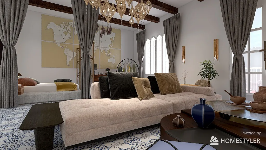 LivingRoom 3d design renderings